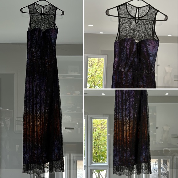 Bebe Lace Overlay Maxi Dress - 4 - Picture 15 of 16